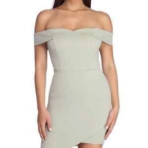 Windsor Clothing - Sweetheart Asymmetrical Mini Dress